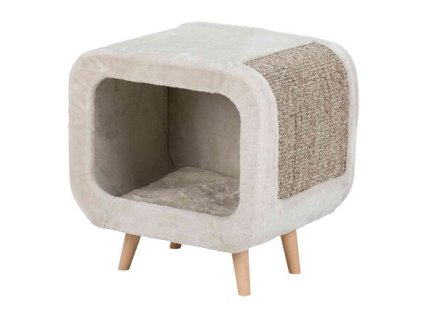 Plush cave ALICIA with wooden legs 48x48x38 cm