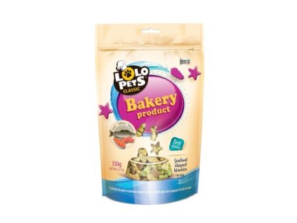 Kekse DICE MEERESFRÜCHTE mit Lachs für Hunde 350 g