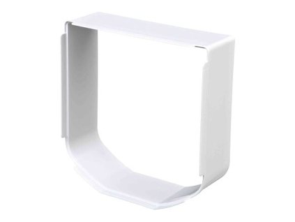 Tunnelelement für SuperFlap 38530 Türen, erweitert die Einbautiefe um bis zu 50 mm – weiß