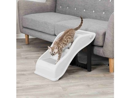 Cầu thang chống trượt, sử dụng trong nhà 34x39x54 cm xám nhạt