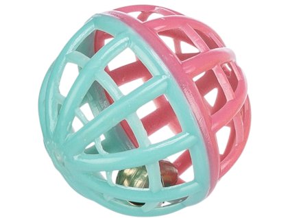 Set of 3 balls, plastic with bell and foam 3.5-4 cm