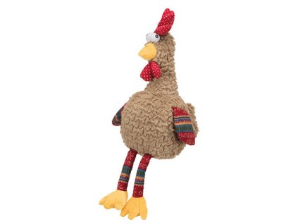 Rooster, plush rooster, rustling foil inside, 60cm