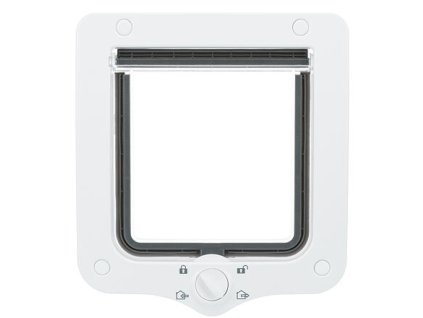 Cửa đi qua cho mèo 4 chiều 20x22cm màu trắng