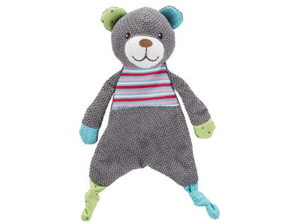 JUNIOR teddy bear with rustling foil, 28 cm