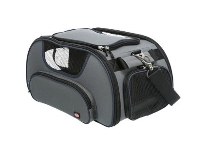 Transportná taška WINGS, do lietadla, 28 x 23 x 46cm, šedá / modrá (max 20kg)