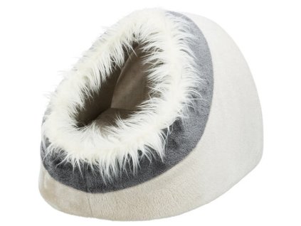 Hang thú bông MINOU, 41 x 30 x 50 cm, màu be/xám