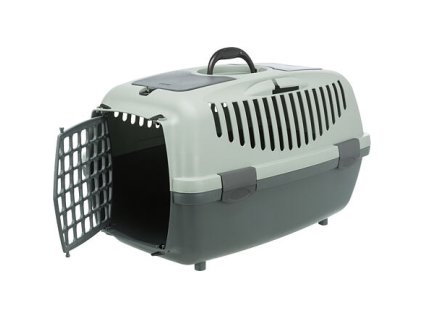 Be Eco transportní box CAPRI II, XS-S: 37x34x55cm (max. 8kg), antracitová/šedozelená