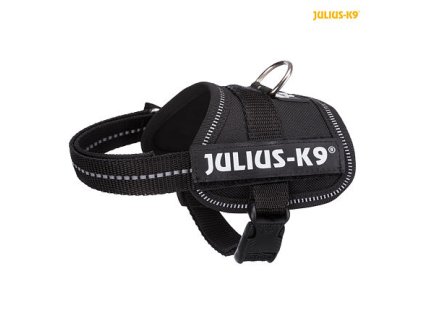 Bộ dây điện Julius-K9 Baby 2/XS-S 33-45 cm, - đen