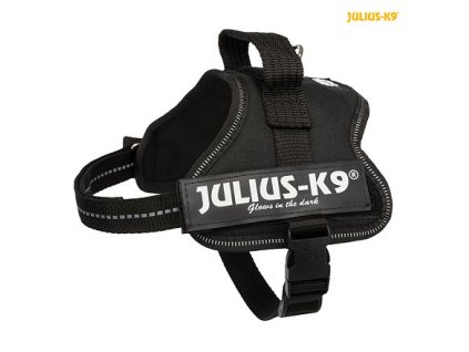 Julius-K9 hrubý postroj Mini-Mini/XS 40-53 cm/22 mm - čierna