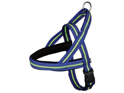 FUSION Sicherheitsgurt gepolstert mit Neopren XL 78-100m/35mm, blau/grün - AUSVERKAUF