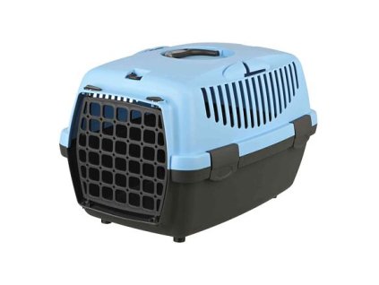 Thùng vận chuyển CAPRI I, XS: 32x31x48cm (tối đa 6kg) - xám đậm/xanh nhạt