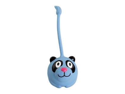 Panda ball with high tail 8x20cm, with sound, latex, HipHop