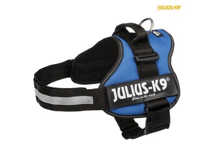 Uprząż zasilająca Julius-K9 1/L 66-85 cm/50 mm - niebieska