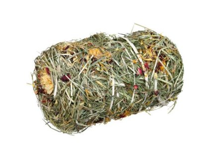 Natur Snack – eine natürliche Heurolle mit Blumen für Nagetiere. 200g