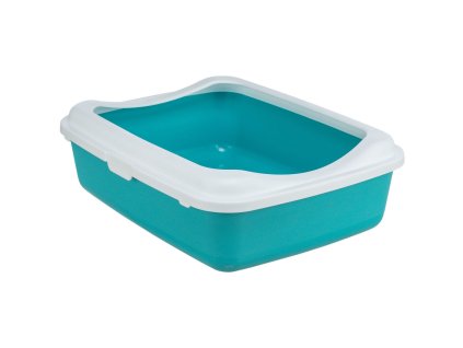 CLASSIC cat toilet, with rim, 37 x 15 x 47 cm, kerosene/white