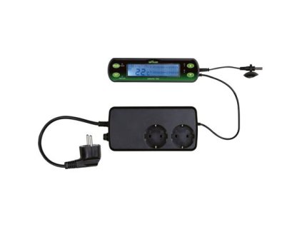 Thermostat, digital, two circuits 16 x 4 cm (RP 1.50 CZK)