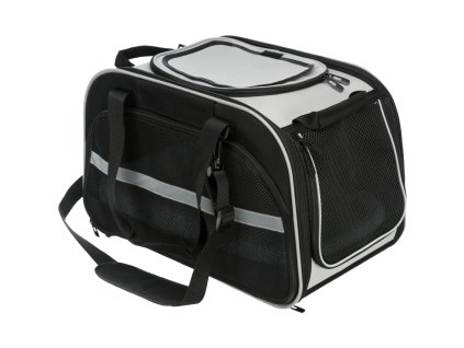 VALERY Transporttasche / Schuppen, 29 x 31 x 49 cm, schwarz/grau (max. 9 kg)