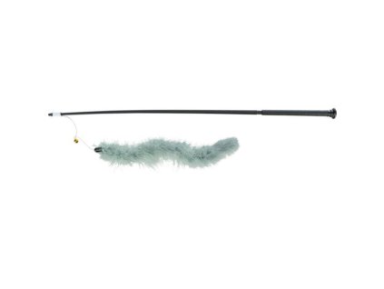 XXL play stick with feather boa, 65 cm