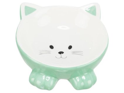 Bát gốm tiện dụng 0,15 l/ø 14 cm, nâng cao, hình con mèo