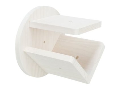 Lezecký prvok 2 - 3 stĺpiky, ø 19 × 16 cm, biela - DOPREDAJ