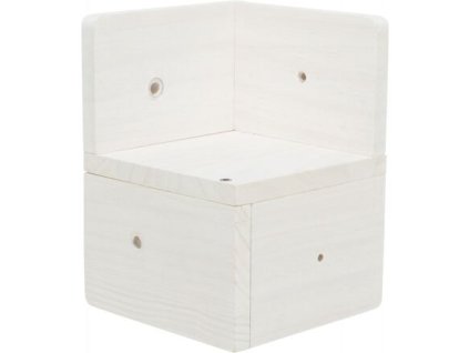 Climbing element 3 - corner part, 16 x 21 x 16 cm, wood, white - SALE