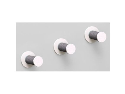 Wall climbing set 3, 3 x round steps with sisal, 3 x ø 18 x 22 cm, white/grey