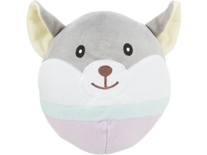 JUNIOR Bear, plyšová medvědí hlava pro štěňata, 20 cm