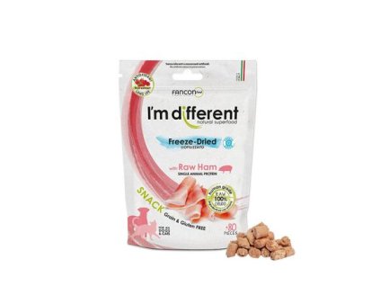 I´M DIFFERENT SNACK šunka - mrazom sušená maškrta, 40 g