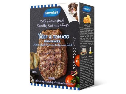 SMOOKIES Premium BEEF - bánh quy thịt bò 100% nhân loại, 200g