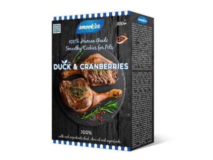 SMOOKIES Premium DUCK - kačacie sušienky 100% human grade, 200g