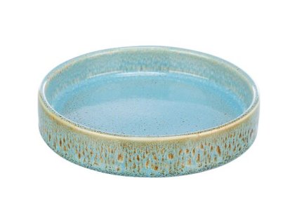 Keramikschale mit niedrigem Rand 0,25 l/ 15 cm, türkis