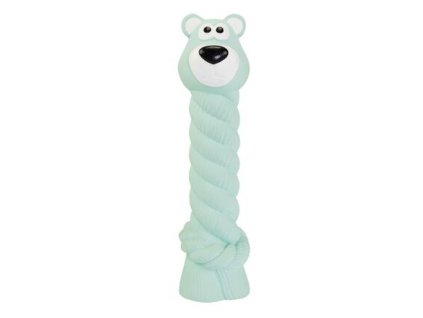 Teddy bear with latex rope and crunch sound 15 cm, Latex HipHop