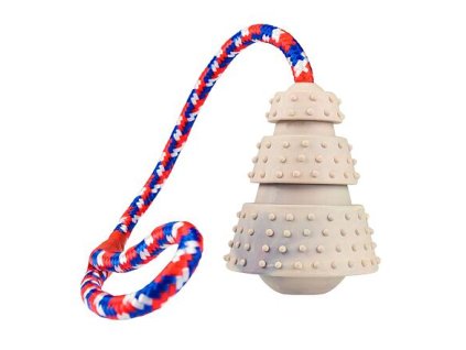 Nón ném làm bằng cao su cứng tự nhiên 8/43 cm, trên dây, HipHop