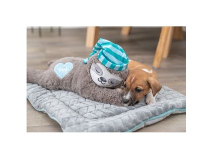 JUNIOR sloth with a beating heart, plush, 34 cm (RP CZK 0.90)