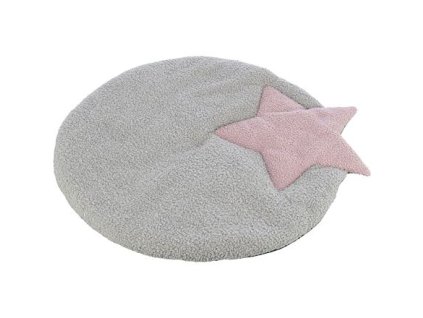 Thảm JUNIOR STAR nằm cho chó con, 55 x 61 cm, màu xám/màu hoa cà nhạt