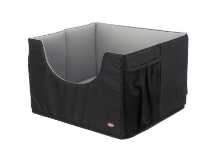 Autosedačka 45 x 28 x 40 cm, černá/šedá