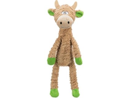 Plush cow with inner rope, 50 cm, plush/rope