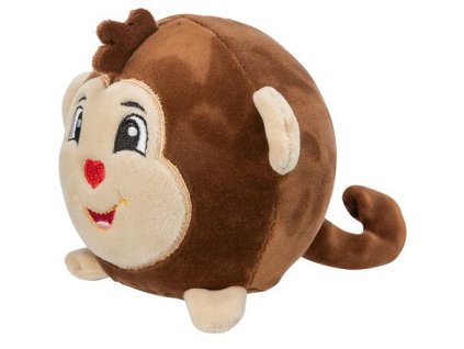 Monkey ball, plush toy with memory effect, without sound, 11 cm