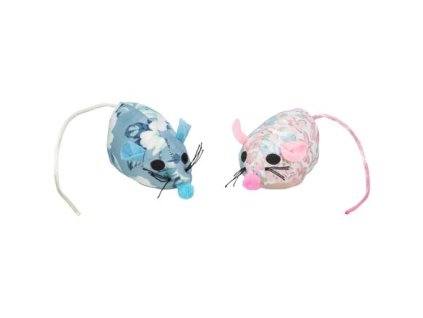 Mini fabric mouse with catnip, 4.5 cm
