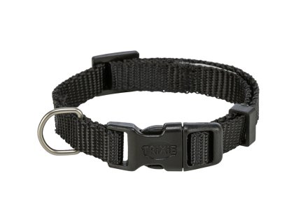 Obojek PREMIUM - černý (Provedení XXS-XS:15-25cm/10mm)