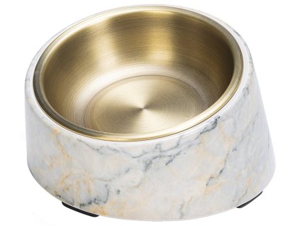 Designed by Lotte Vita Designova miska pro kocky Vzor bezovy mramor 160ml 1202202413203386107