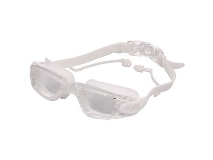 Silba swimming goggles with earplugs white package 1 pc