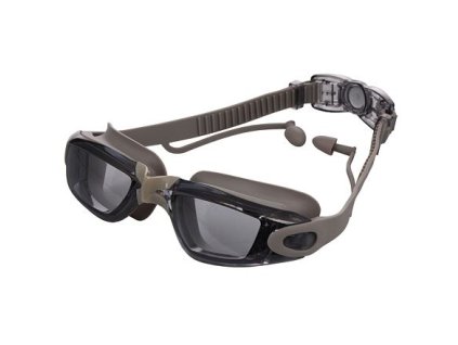 Silba swimming goggles with earplugs gray package 1 pc