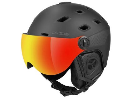 Mũ bảo hiểm trượt tuyết Davos PRO+ màu đen chu vi 55-58