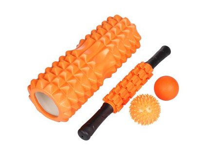 Roller Set IV Yoga-Set orange Verpackung 1 Set