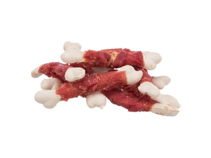 Premio DUCKIES Knochen mit Kalzium ummantelt mit Entenfleisch 100g