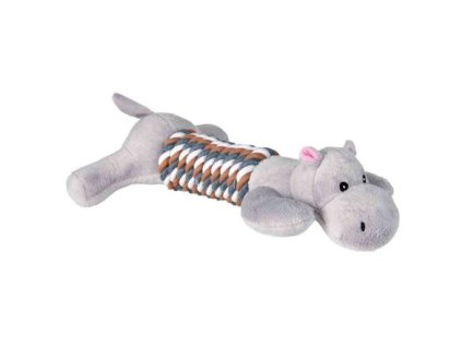 Plush fetch animal dog/hippo 32 cm