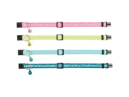 Vòng cổ mèo nylon, họa tiết phản quang TRIXIE