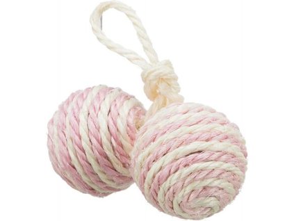 Sisal balls 2 pcs with catnip