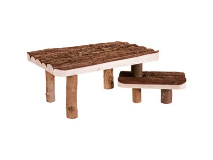 Cầu thang cho chuột lang, thỏ 2 tầng 37x17x28 cm